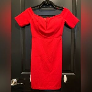 Red Bardot Dress